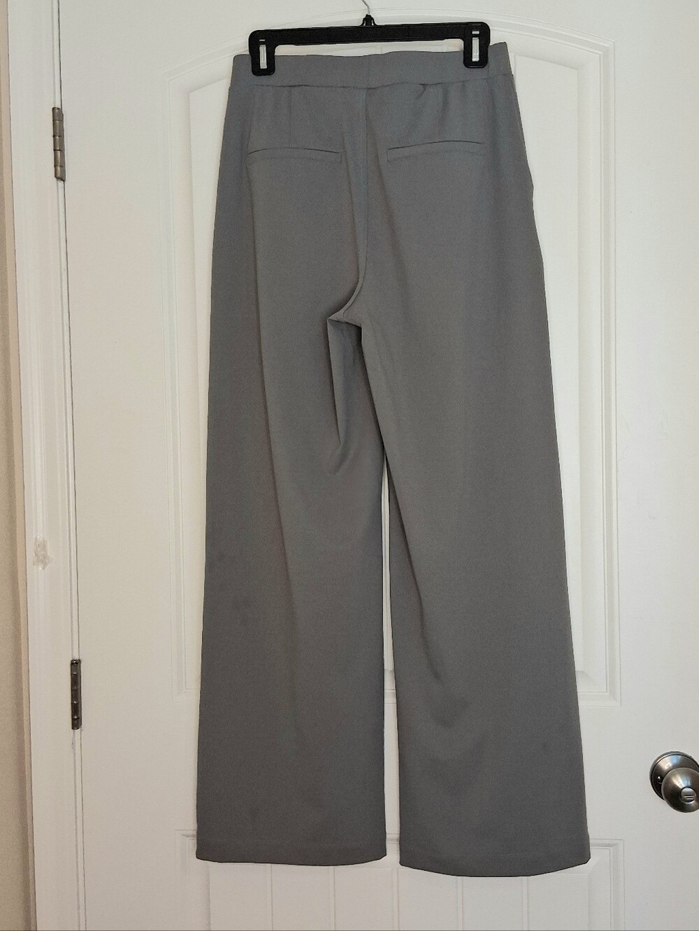Halara Flex™ DayStretch High Waisted Pocket Work Flare Pants Sz Med Gray - Picture 3 of 9